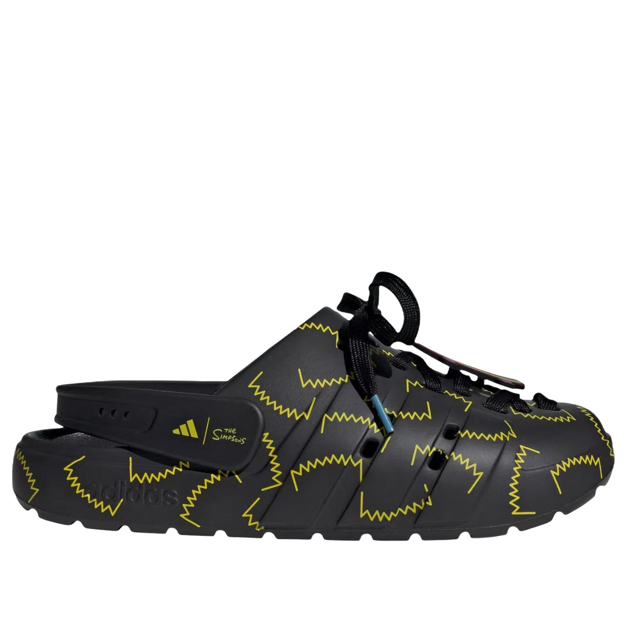 adidas x The Simpsons Adilette Clog 'Core Black Yellow' JS4910