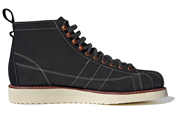 adidas originals Superstar Shoes Black/Brown FZ2641