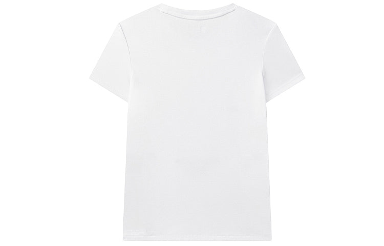 (WMNS) FILA Casual Illustration Cotton Short Sleeve White T-Shirt F11W038150F-WT