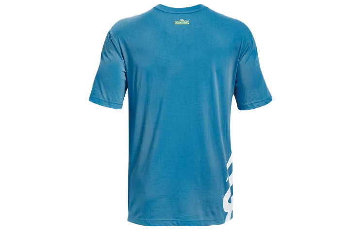 Under Armour Curry Cookie Monster T-shirt 'Blue White' 1366619-422
