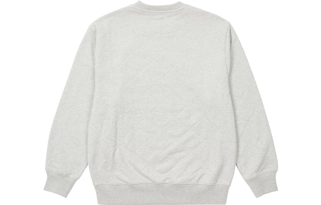 Palace FW22 Diamond-Shaped Quilted Print Sweater 'White' P23CS227