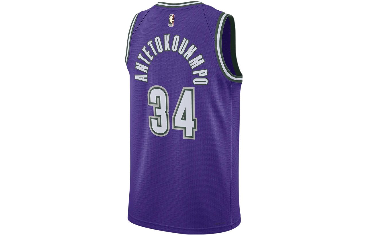 قميص كرة السلة Nike Dri-FIT NBA Milwaukee Bucks Hardwood Classic 22/23 Swingman "Giannis Antetokounmpo" DO9450-504