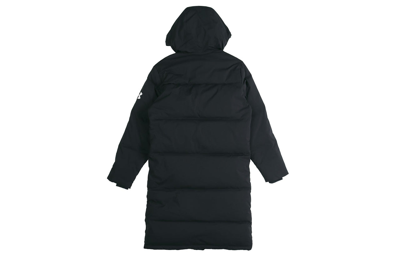 Under Armour Long Bench Fleece Down Jacket 'Black' 1364591-001