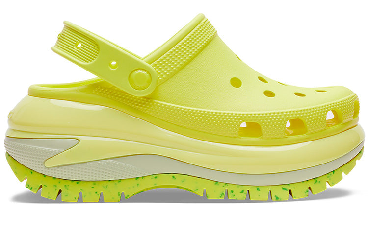 (WMNS) Crocs Classic Crush Clogs 'Fluorescent Green' 207988-76M