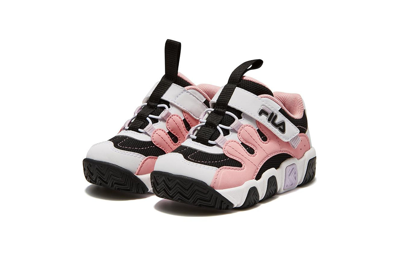 (TD) FILA FUSION Croissant Sneakers 'Pink White Black' K13G341201FBA