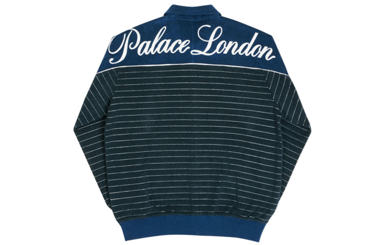 PALACE Alphabet Stripe Athleisure Casual Sports Jacket Unisex Green P19CS176