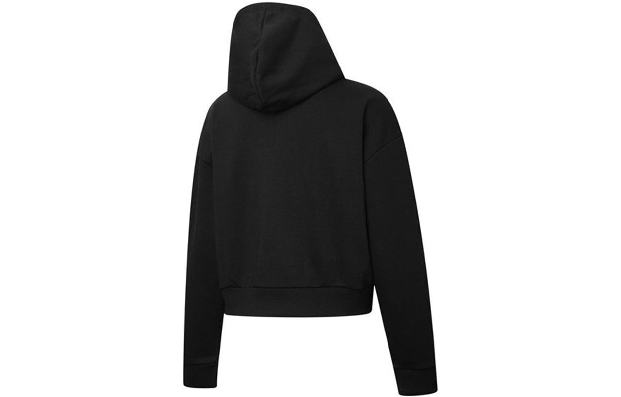 (WMNS) PUMA Full Sleeve Printed Sweatshirt 'Black' 845615-51