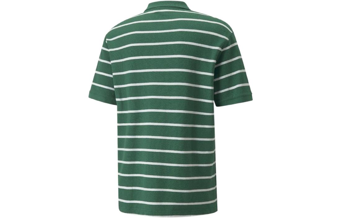 PUMA X Ami Short Sleeve Polo Shirt 'Green' 534067-96