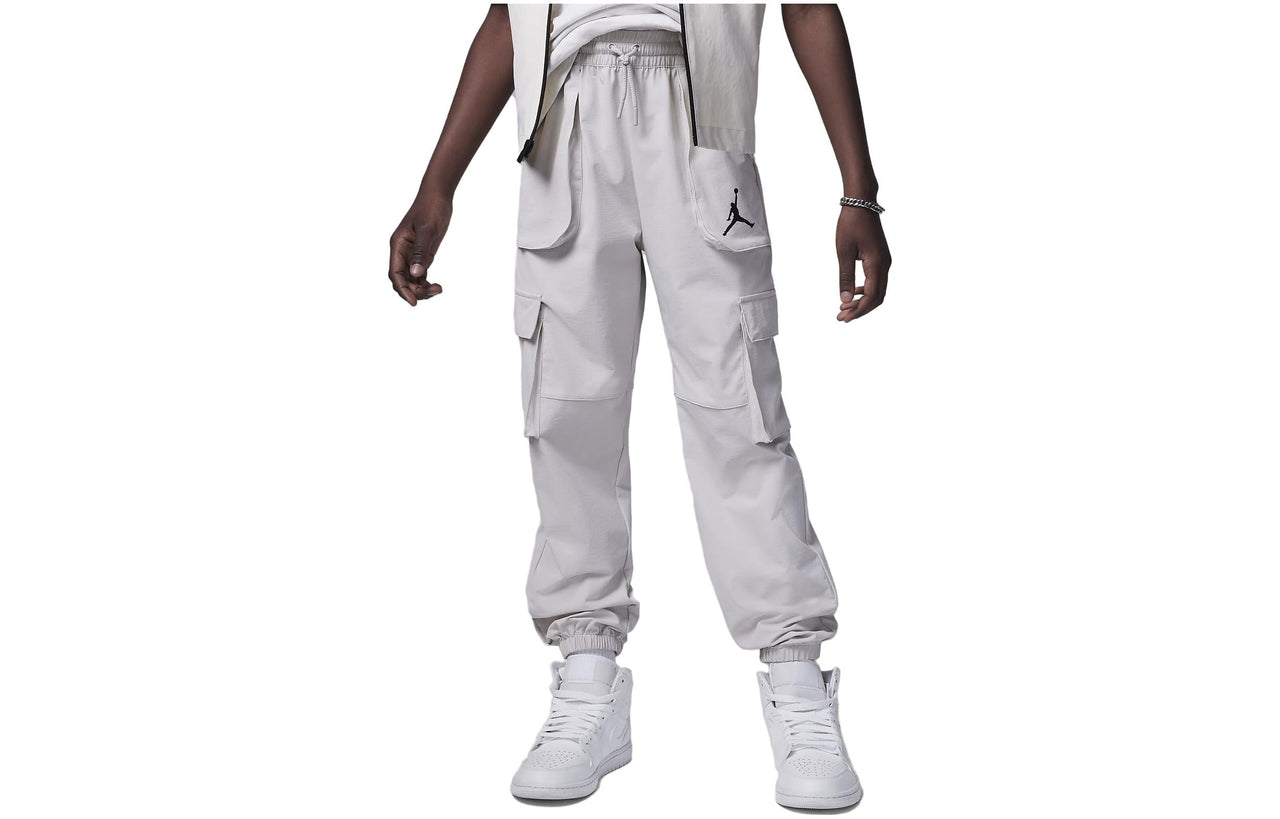 (GS) Air Jordan Logo Cargo Pants 'White' FV2621-072