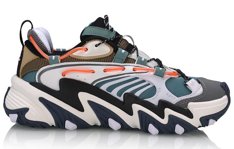 (WMNS) Li-Ning X-Claw 'Brown Green Orange' AGLQ014-4