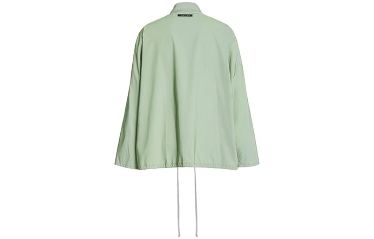 Men's Fear of God Nylon Coach Jacket Green FOG-SS20-258