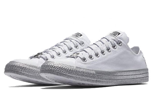 Converse Chuck Taylor All-Star Low Miley Cyrus White Silver 162238C