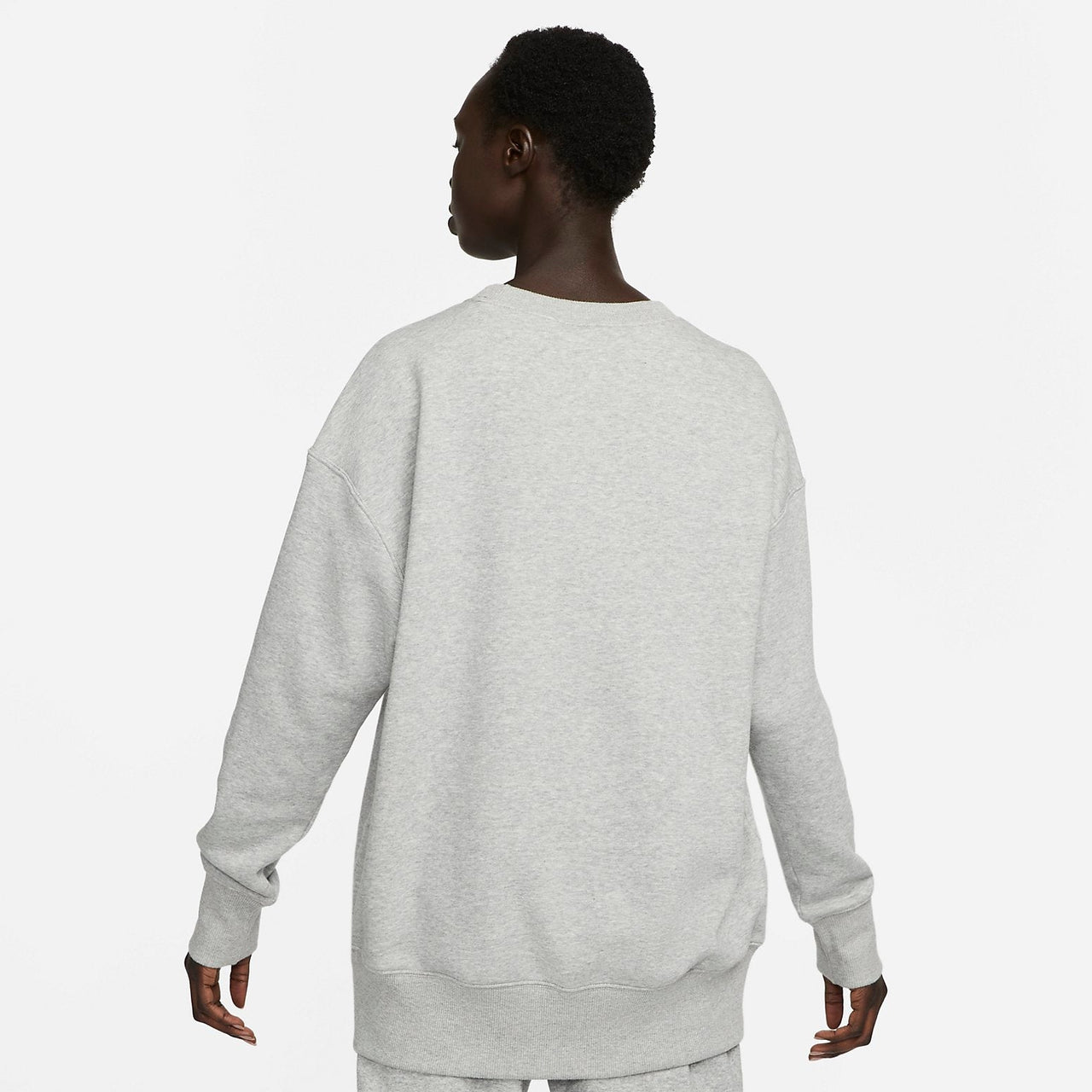 (WMNS) Nike Phoenix Fleece Crewneck Swaetshirt 'Grey' DQ5733-063