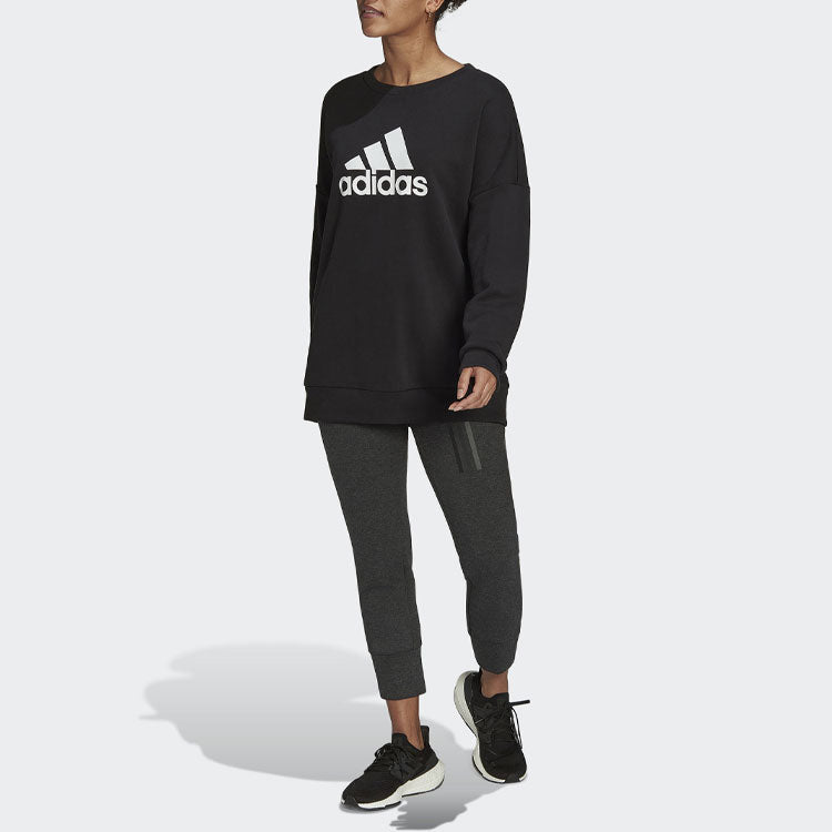 (WMNS) adidas Future Icons Badge of Sport Sweatshirt 'Black' HI3671