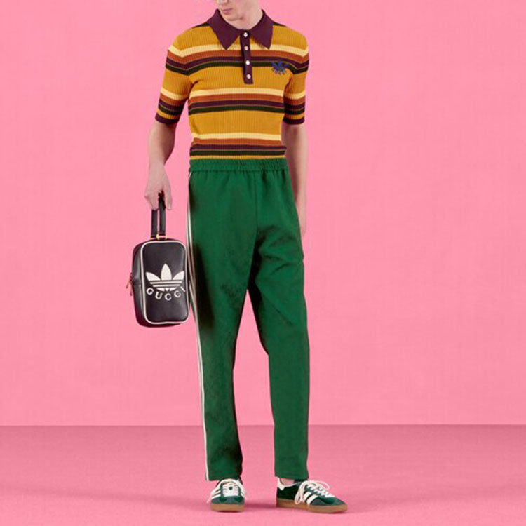 Gucci x adidas GG Trefoil Jacquard Pant 'Green' 702183-ZAI22-3229