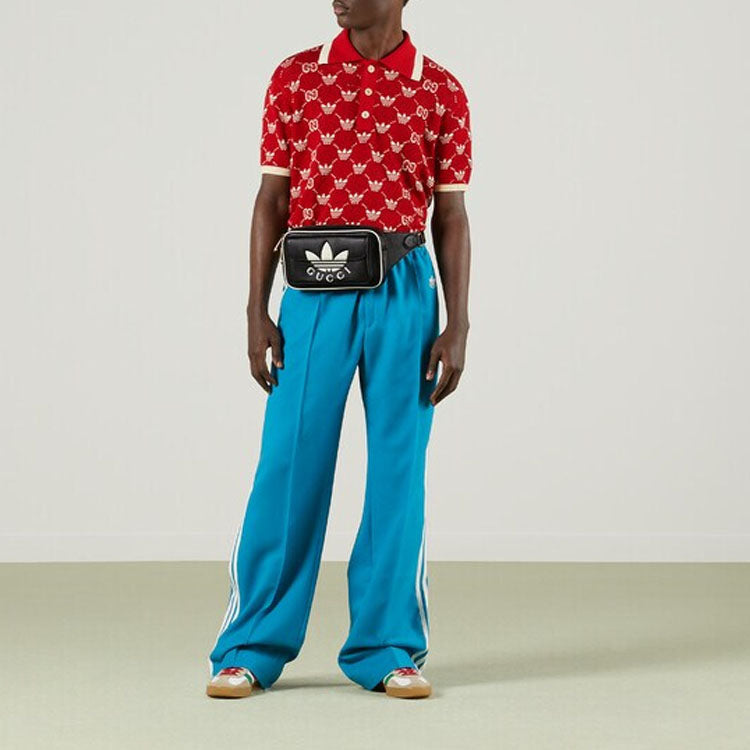 Gucci x adidas GG Trefoil Polo 'Red' 700473-XKCD0-6186