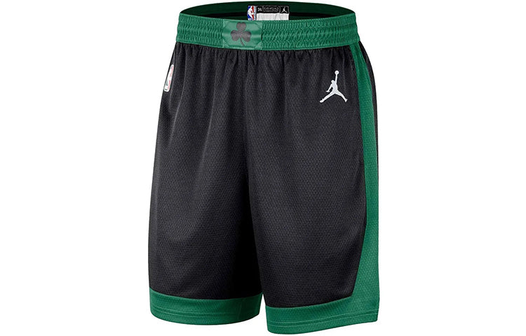 Air Jordan Dri-FIT NBA Boston Celtics Statement Edition Swingman Basketball Shorts 'Black Green' DO9424-010