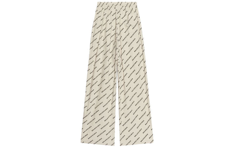 Balenciaga Year Of The Tiger Typo Pyjama Pants 'Beige' 681819TLLJ12599