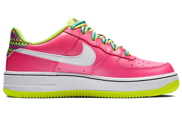 (GS) Nike Air Force 1 'Pink Blast Volt' CW5761-600