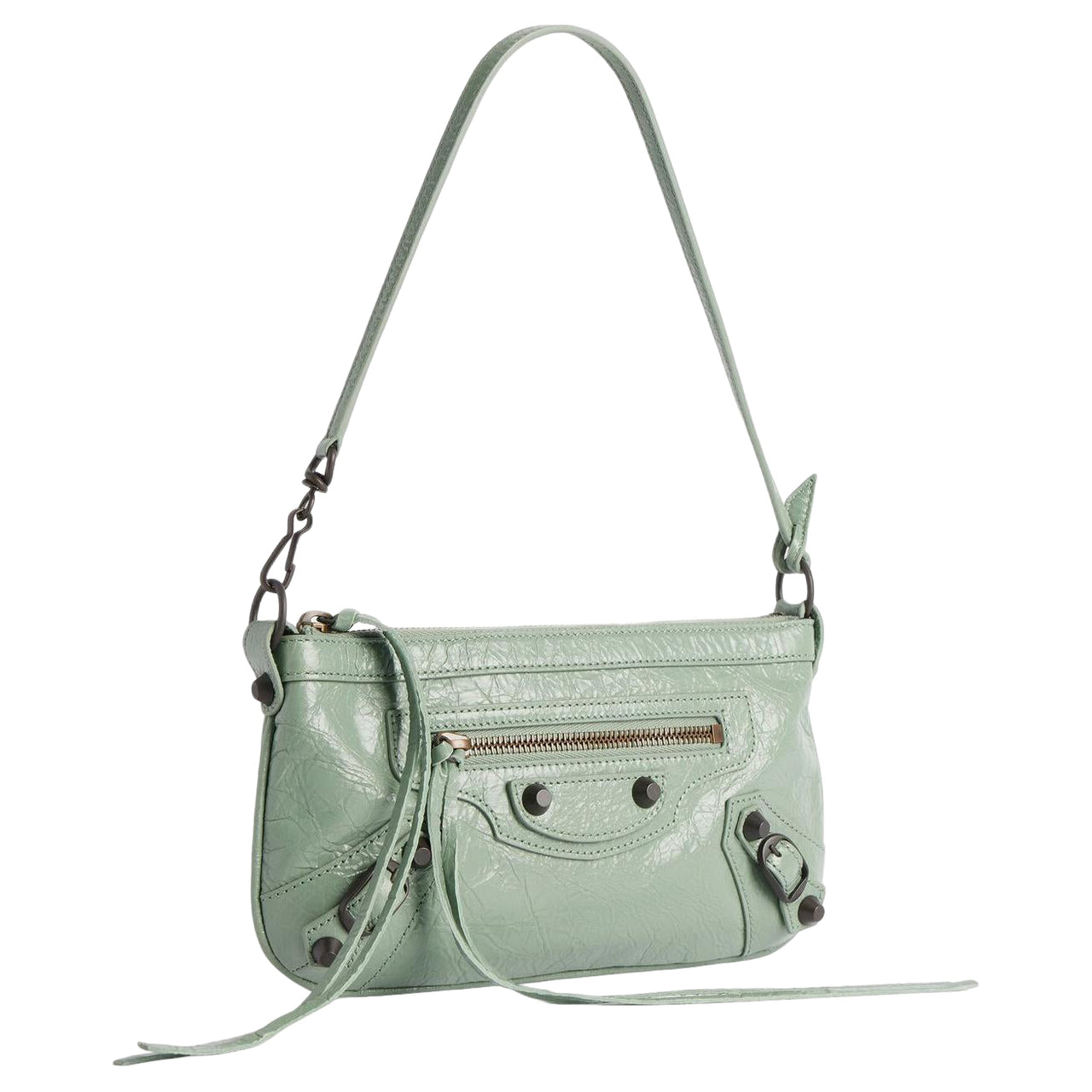 Balenciaga Le City Pouch On Strap 'Heritage Green' 8639602ABEK3405