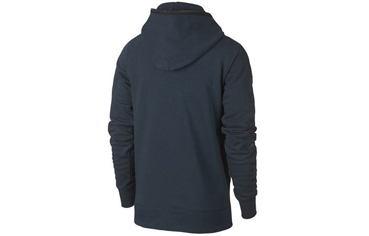 Men's Nike AIR FORCE1 Hooded Jacket Blue AJ0785-454