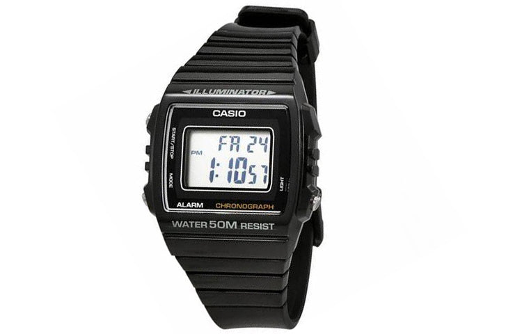 Casio Retro Stylish Simplicity Digital Cube Watch 'Black White' W-215H-1AJH