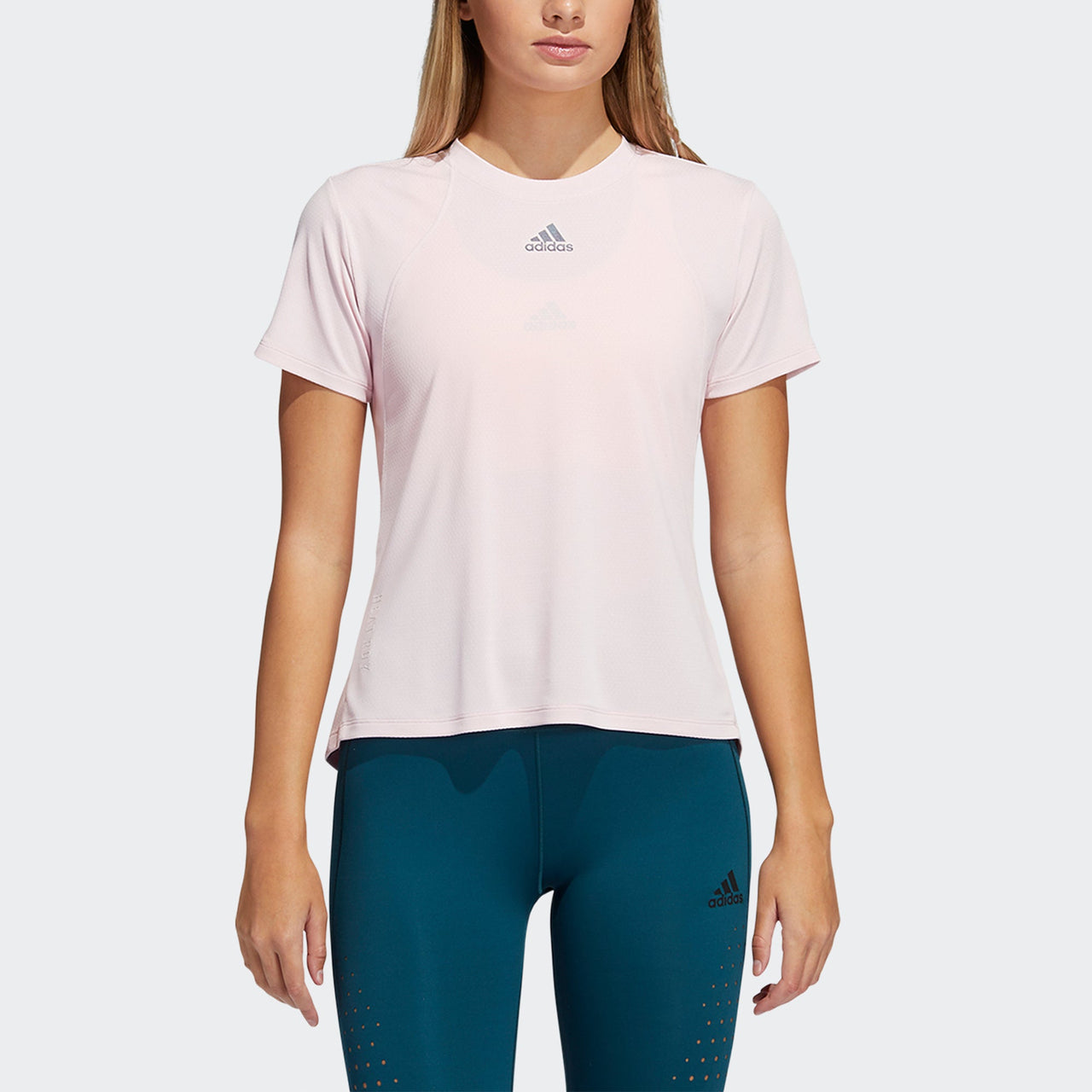(WMNS) adidas Heatrdy Focus T Intense Training Sports Short Sleeve T-shirt Pink H20746