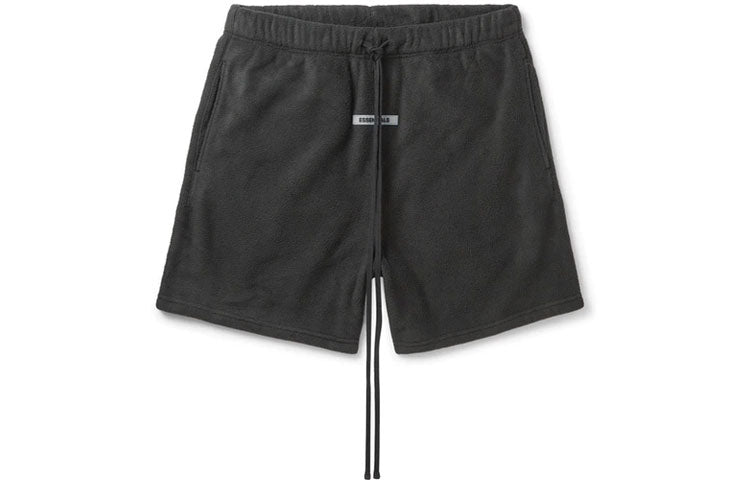 Fear of God Essentials FW20 Polar Fleece Shorts 'Black' FOG-FW20-325