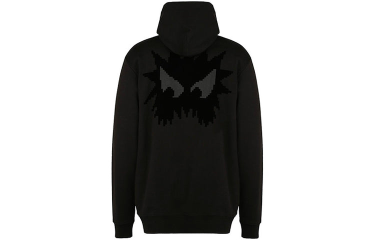 Alexander McQueen Cartoon Pattern Printing Hoodie 'Black' 545412-RNT14-1000