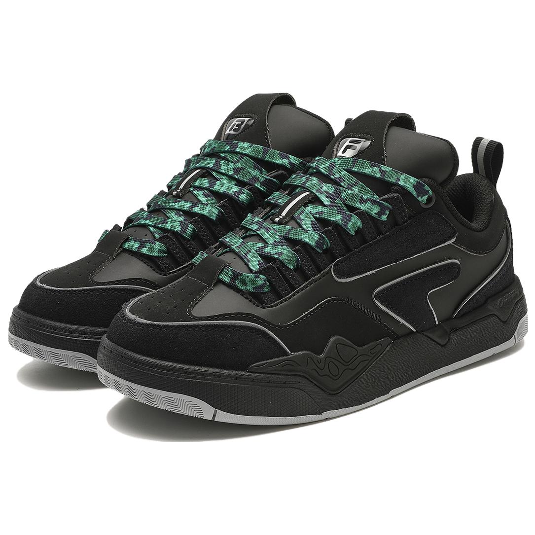 (WMNS) FILA FUSION NOLLIE x BEAMS Sneakers 'Black Green' T12W342303FBK