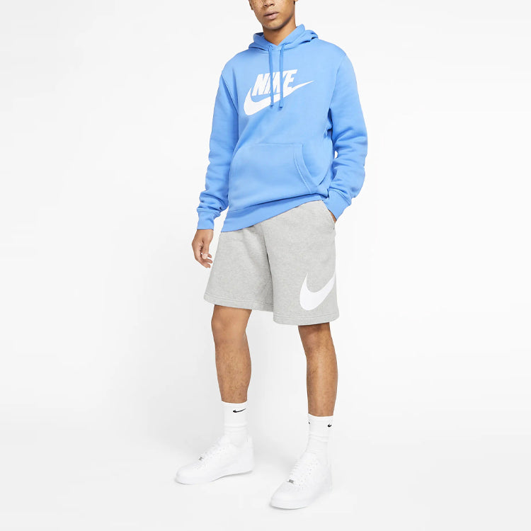 Nike Logo Drawstring Athleisure Casual Sports Shorts Gray BV2721-063