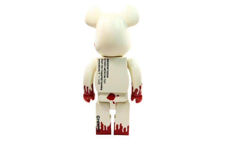 BE@RBRICK Hiroto Komoto Red White 400% HIROTOKOMOTO