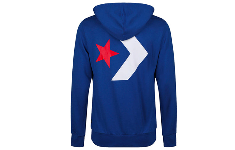 Converse Large Logo Star Chevron Hoodie 'Blue' 10007744-A02