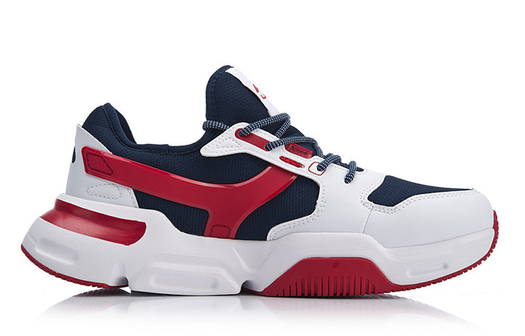 Li-Ning Mark Classic Leisure Low 'White Red' AGCN221-1