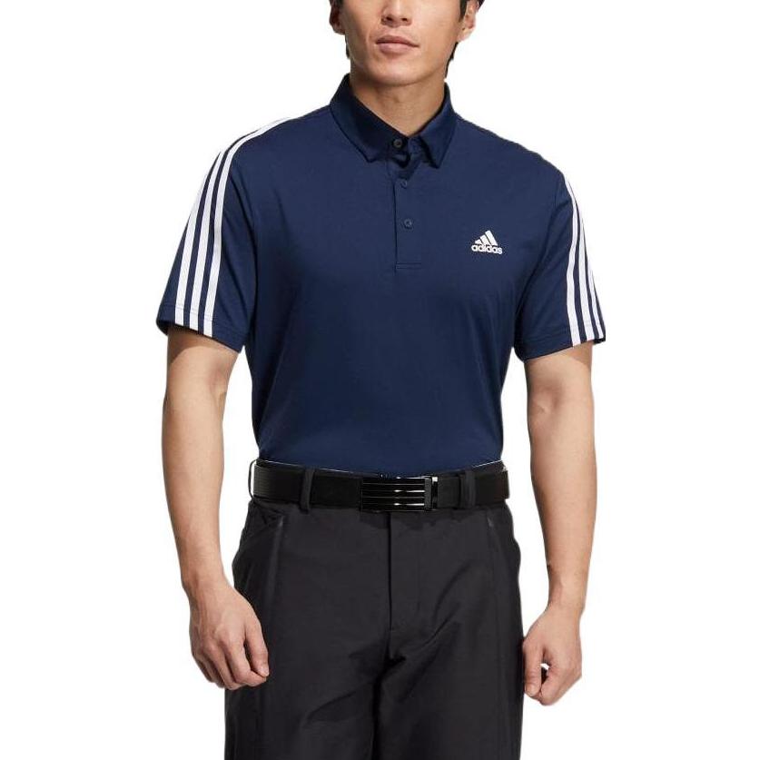 adidas three stripes Down Shirt Men's Navy Blue HG8270