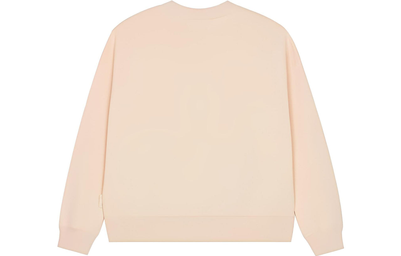 (WMNS) New Balance Logo Print Pocket Design Sweatshirt Asia Sizing 'Pink Brown' AWT23321-VRS