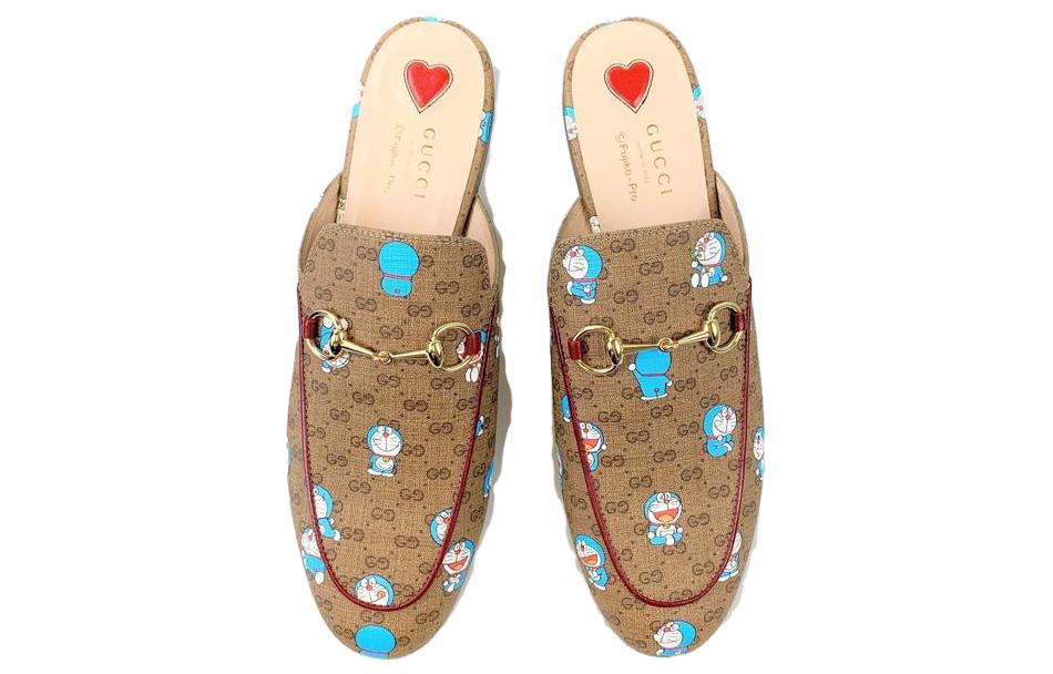 (WMNS) Gucci x Doraemon Princetown Slippers 'Neutral' 655038-2TU10-8967