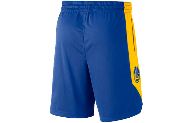Nike NBA Golden State Warriors Light Breathable Sports Shorts Blue AJ5066-495