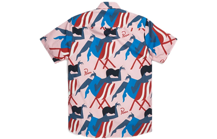 (WMNS) KITH BY Parra Madame Beach Shirt 'Pink' PA43920-PNK
