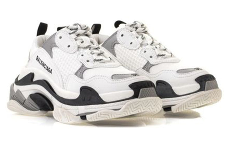(WMNS) Balenciaga Triple S 'White Grey' 524039W09OM9115