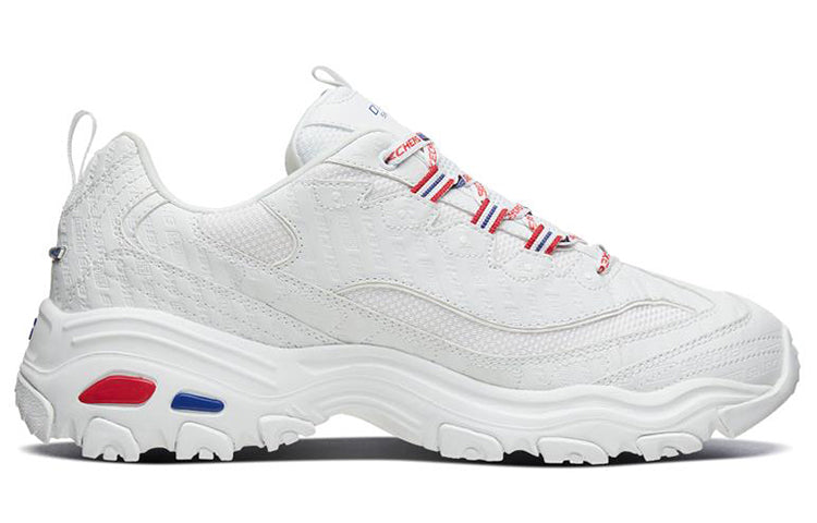 Snickers x Skechers D'Lites 1.0 Low-top Clunky Shoes White 666115-WHT