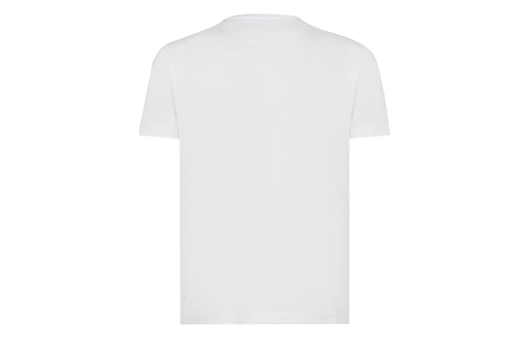 Men's FENDI AW20 Cotton Short Sleeve White FY0894A2F3F0QA0