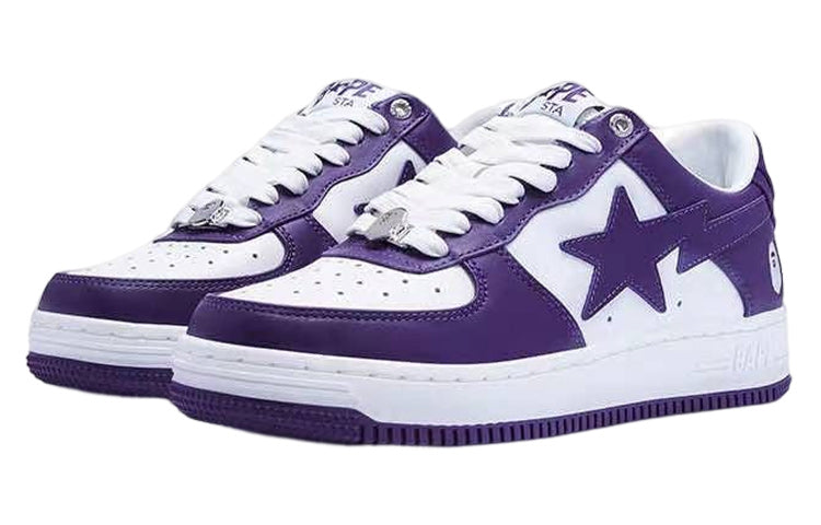 (WMNS) A BATHING APE Sta Leather 'Purple' 1I70-291-006-PURPLE