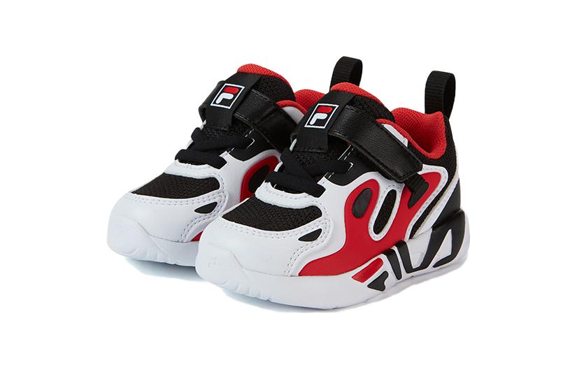 (TD) FILA Casual Lifestyle Shoes 'Black White Red' K13B311107FBW