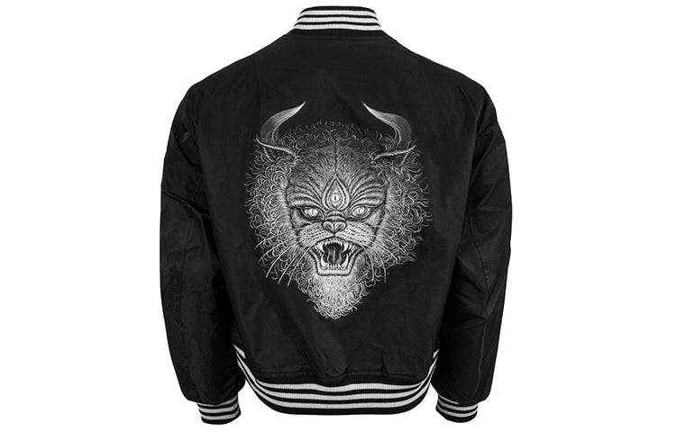 Y-3 Bomber Casual Long Sleeves Baseball Collar Jacket Unisex Black FP8930