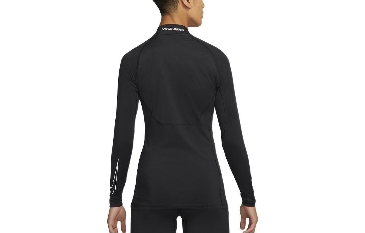 ملابس رياضية ضيقة بأكمام طويلة من Nike للجري والتدريب الرياضي باللون الأسود DD1987-010