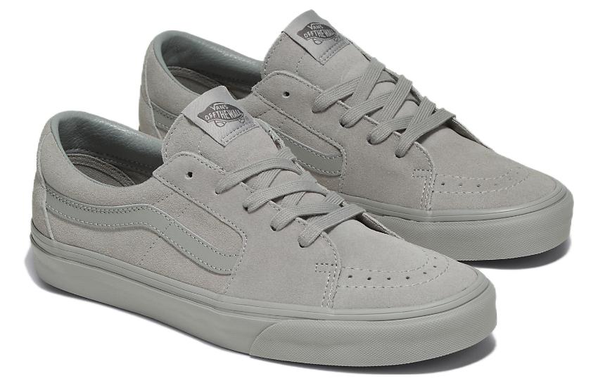Vans Sk8-Low Mono Suede Shoes 'Grey' VN0009QRGRY