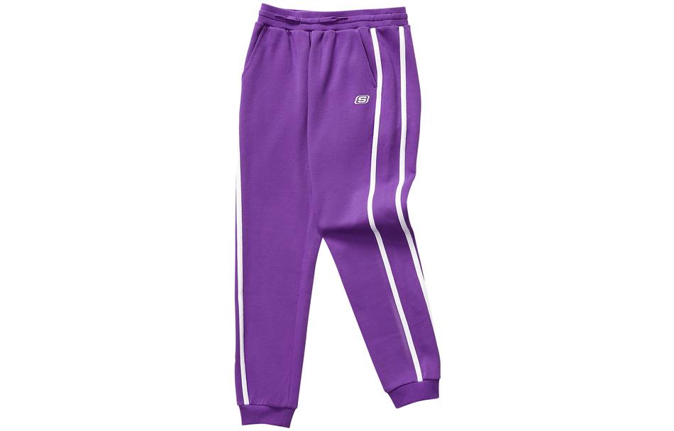 (GS) Skechers Striped Letter Printed Tapered Sports Pants 'Multi-Color' L121B072