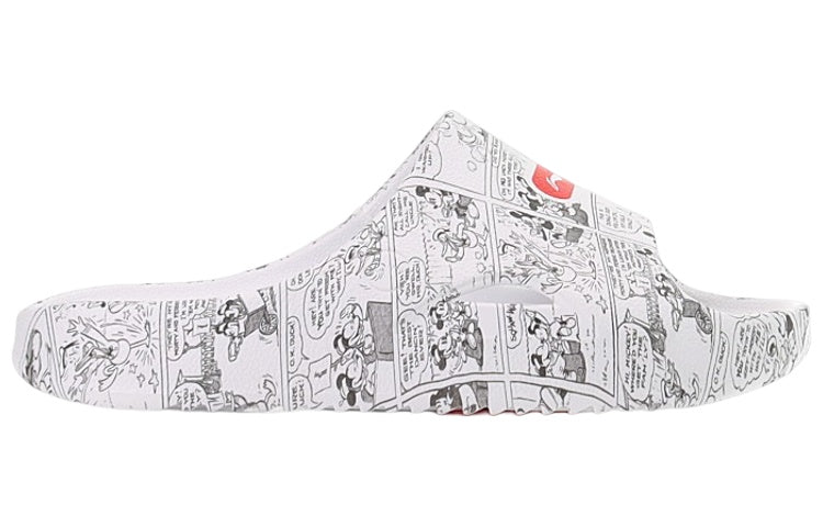 (WMNS) Li-Ning x Disney Mickey Mouse Fashion Slippers 'White Multi' AGAS010-2