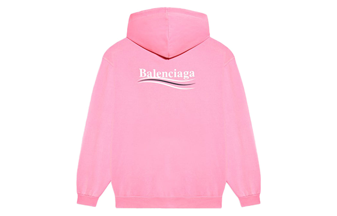 Balenciaga Political Campaign Medium Fit Hoodie 'Pink' 600583TJVD45713